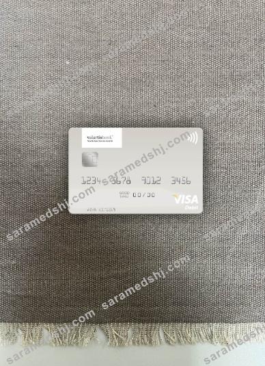 Liechtenstein Valartis Bank visa debit card photolook front